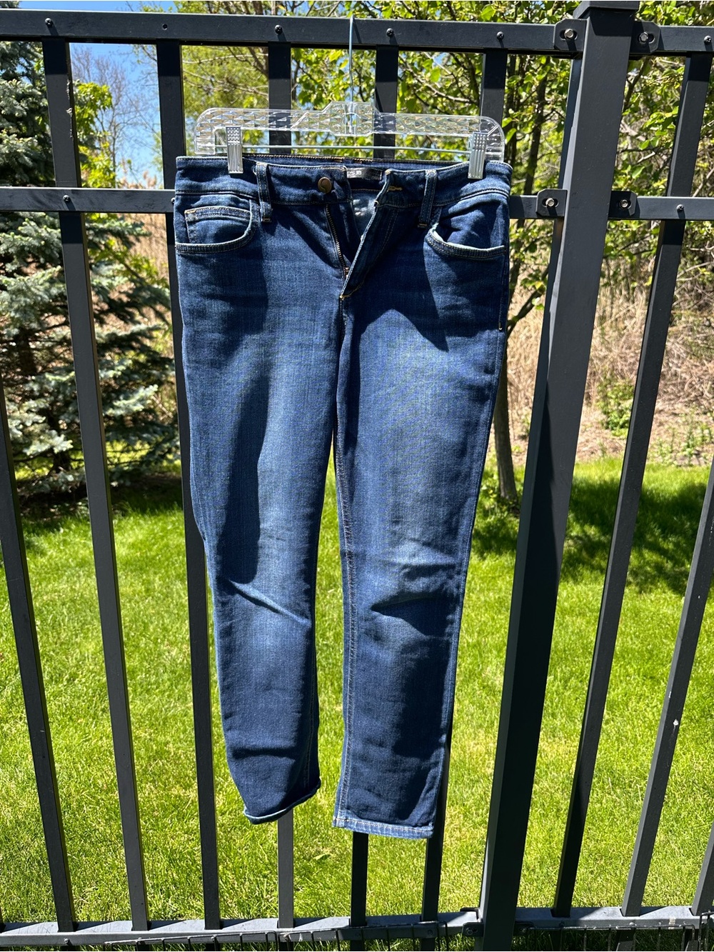 Joe's Jeans AUBREE Straight Leg Dark Blue Denim